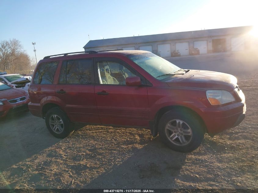 2003 Honda Pilot Ex VIN: 2HKYF18423H613937 Lot: 43715270