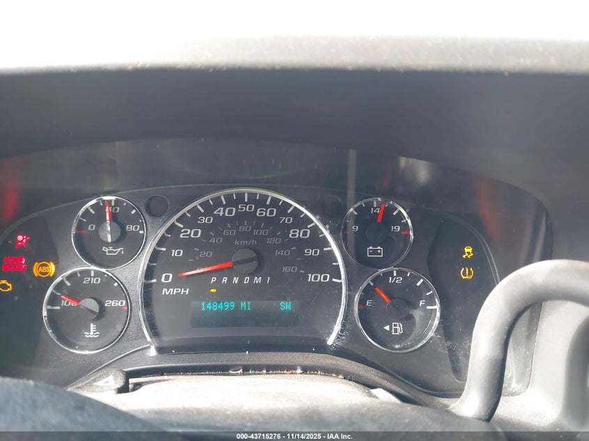 2014 Chevrolet Express 2500 Work Van VIN: 1GCWGFFA6E1103305 Lot: 43715276