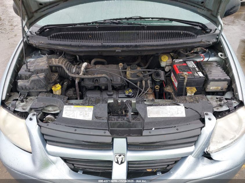 2005 Dodge Grand Caravan Se VIN: 2D4GP24R75R109375 Lot: 43715279