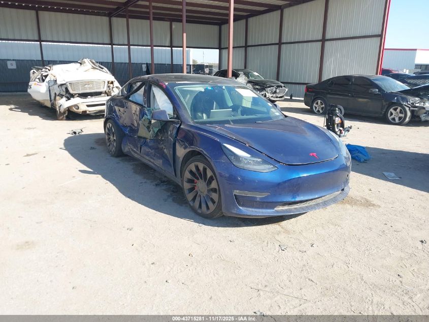 TESLA MODEL 3 PERFORMANCE DUAL MOTOR ALL-WHEEL DRIVE