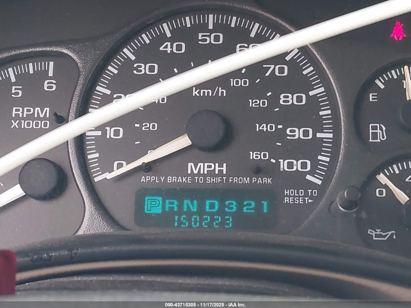 2000 GMC Yukon Slt VIN: 1GKEC13T3YJ193649 Lot: 43715305