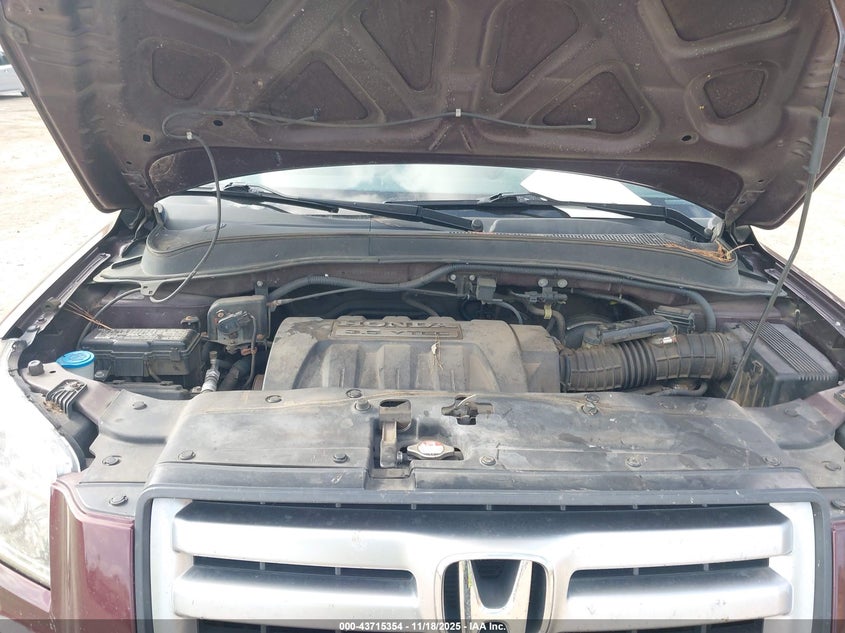 2007 Honda Pilot Ex-L VIN: 2HKYF18507H513835 Lot: 43715354