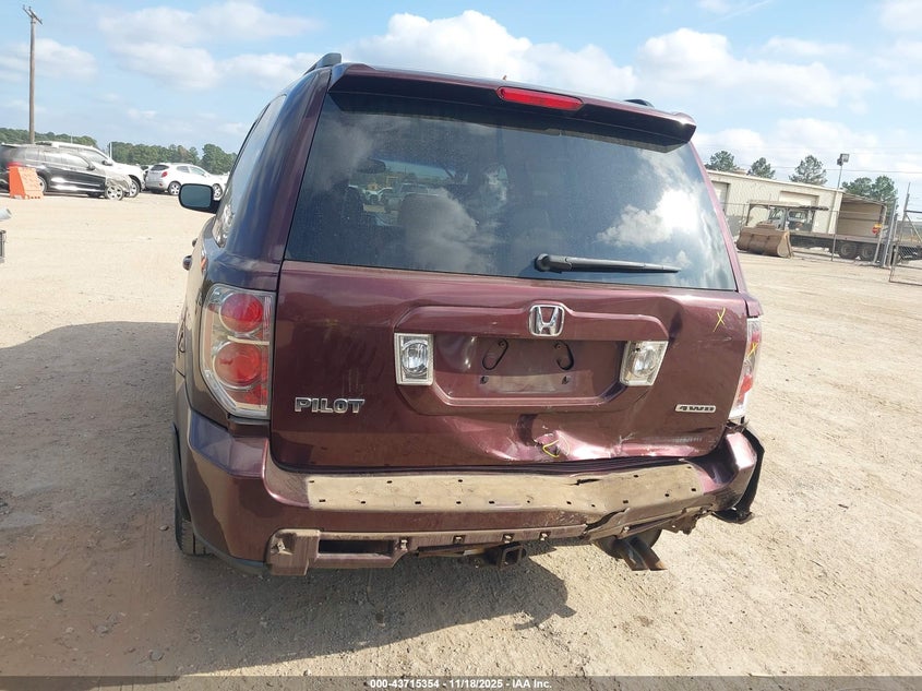 2007 Honda Pilot Ex-L VIN: 2HKYF18507H513835 Lot: 43715354