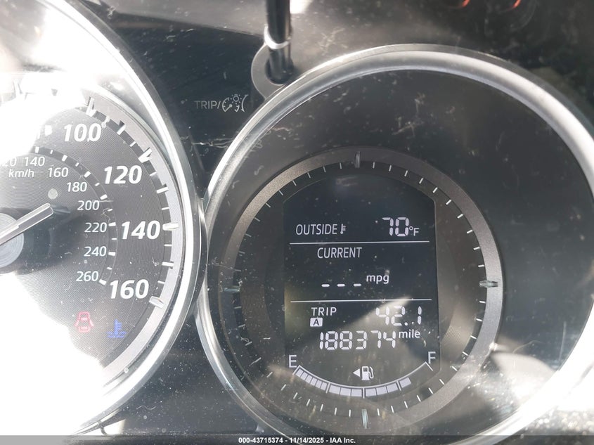 2013 Mazda Cx-5 Touring VIN: JM3KE2CE3D0105352 Lot: 43715374