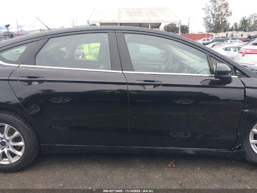 2017 Ford Fusion S VIN: 3FA6P0G75HR293713 Lot: 43715405