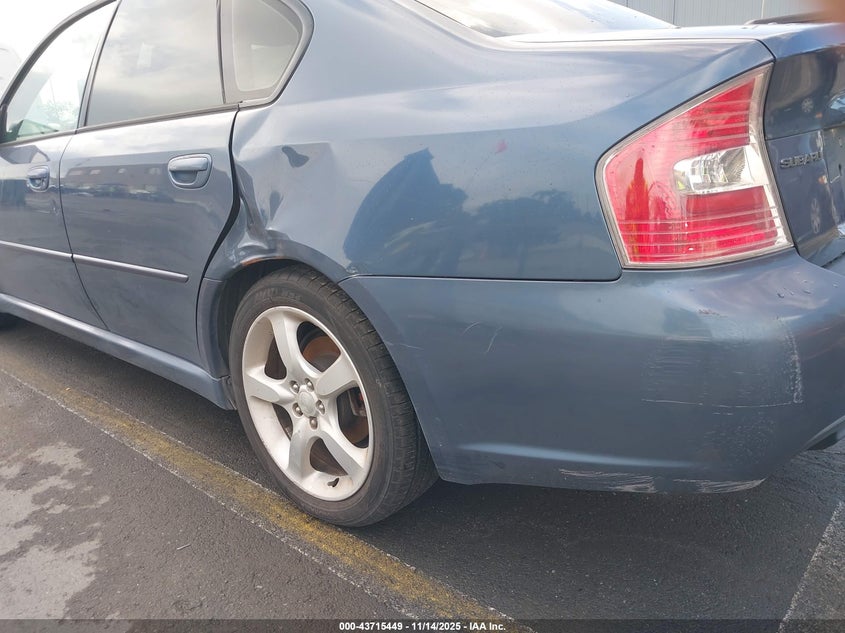 2006 Subaru Legacy 2.5I VIN: 4S3BL626967213923 Lot: 43715449