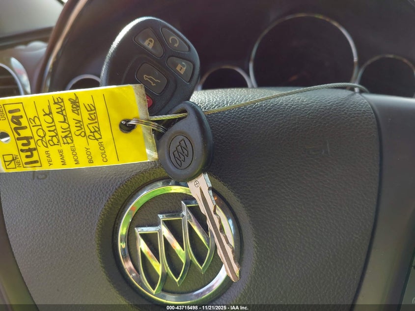 2013 Buick Enclave Leather VIN: 5GAKRCKD5DJ144791 Lot: 43715498