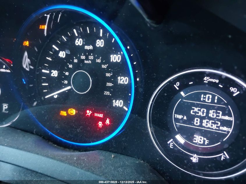 2018 Honda Hr-V Lx VIN: 3CZRU6H33JG726729 Lot: 43715528