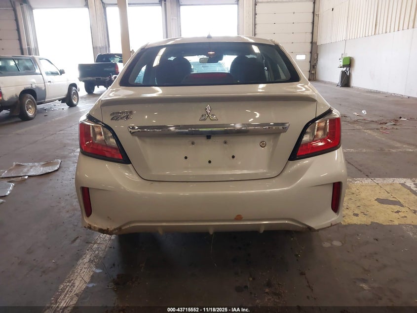 2022 Mitsubishi Mirage G4 Es VIN: ML32FUFJ2NHF07365 Lot: 43715552