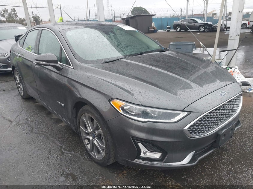 2019 FORD FUSION HYBRID TITANIUM - 3FA6P0RUXKR235994