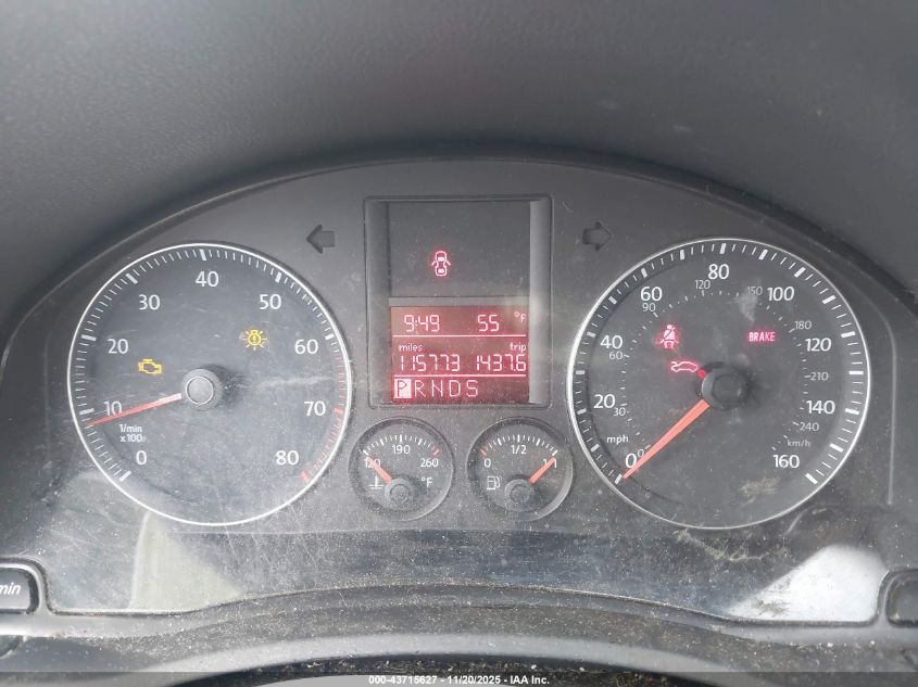 2009 Volkswagen Jetta 2.5L Se VIN: 3VWTM71K09M251778 Lot: 43715627