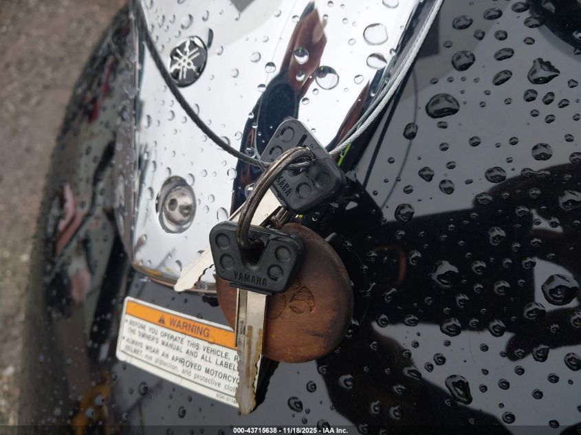 2008 Yamaha Xvs650 A/At VIN: JYAVM01E68A122951 Lot: 43715638