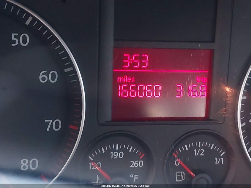 2009 Volkswagen Jetta 2.5L Se VIN: 3VWTZ71K09M257176 Lot: 43715648