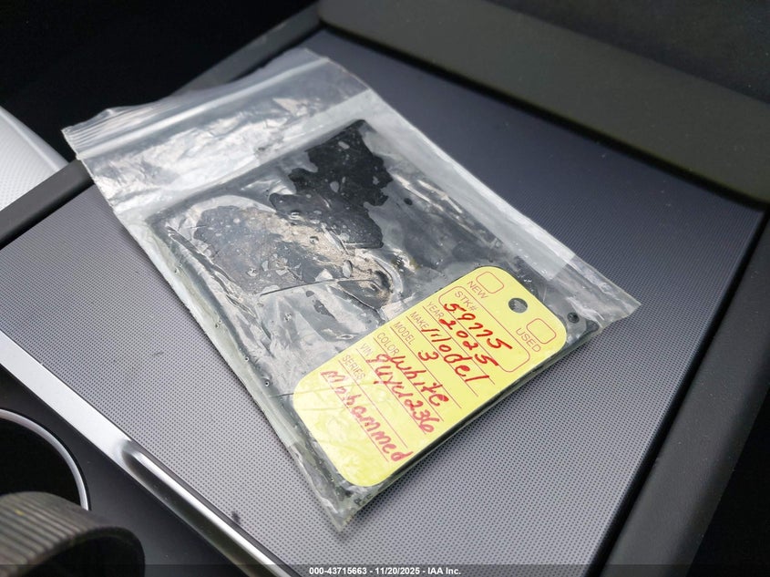 2025 Tesla Model 3 Long Range Rear-Wheel Drive VIN: 5YJ3E1EAXSF062595 Lot: 43715663