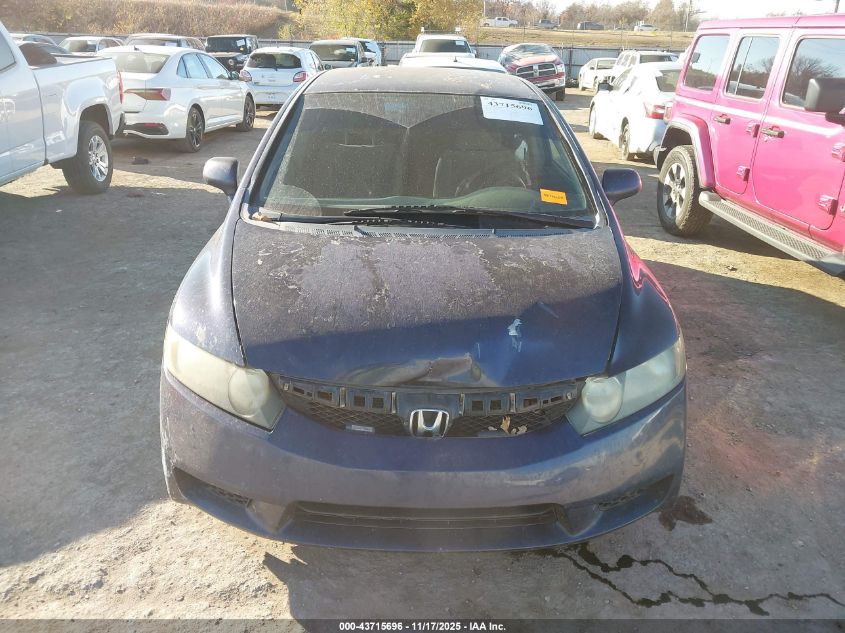 2009 Honda Civic Lx VIN: 2HGFA16539H533521 Lot: 43715696