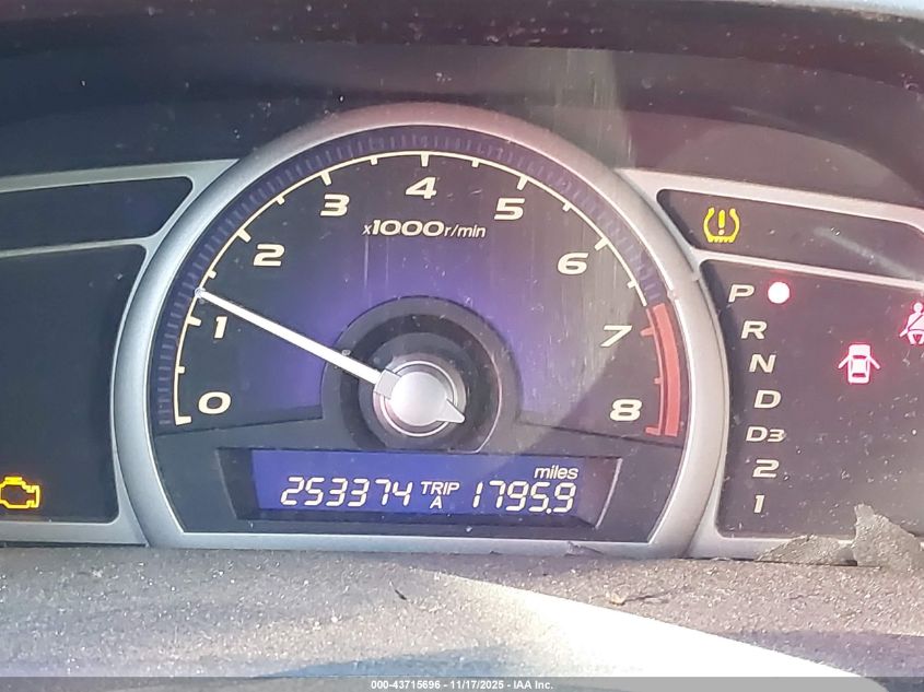 2009 Honda Civic Lx VIN: 2HGFA16539H533521 Lot: 43715696