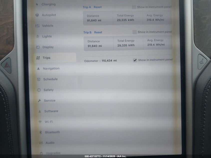 2018 Tesla Model S 100D/75D/P100D VIN: 5YJSA1E27JF282680 Lot: 43715772