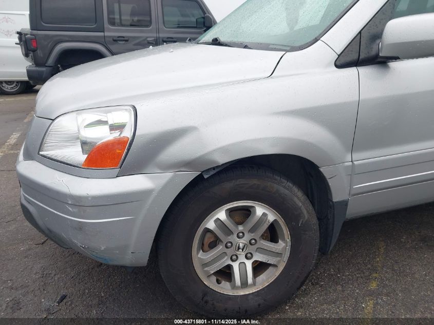 2004 Honda Pilot Ex-L VIN: 2HKYF18584H540616 Lot: 43715801