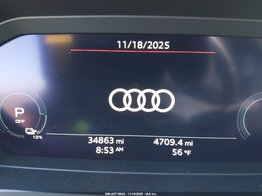 2023 Audi Q4 E-Tron Premium Plus 40 Rwd VIN: WA1BCBFZ1PP024708 Lot: 43715834