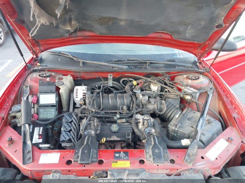 2001 Chevrolet Monte Carlo Ss VIN: 2G1WX15K719278500 Lot: 43715845