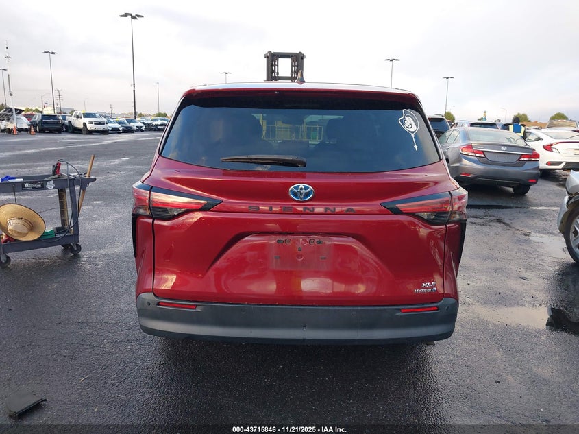 2022 Toyota Sienna Xle VIN: 5TDYRKECXNS130539 Lot: 43715846