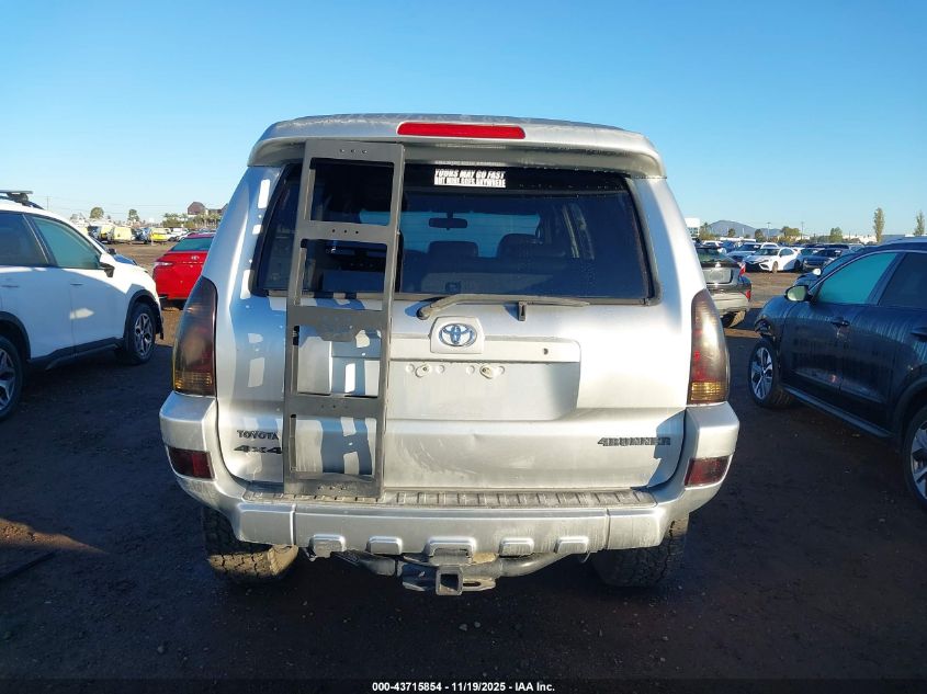 2005 Toyota 4Runner Sr5 Sport V8 VIN: JTEBT14R958025966 Lot: 43715854
