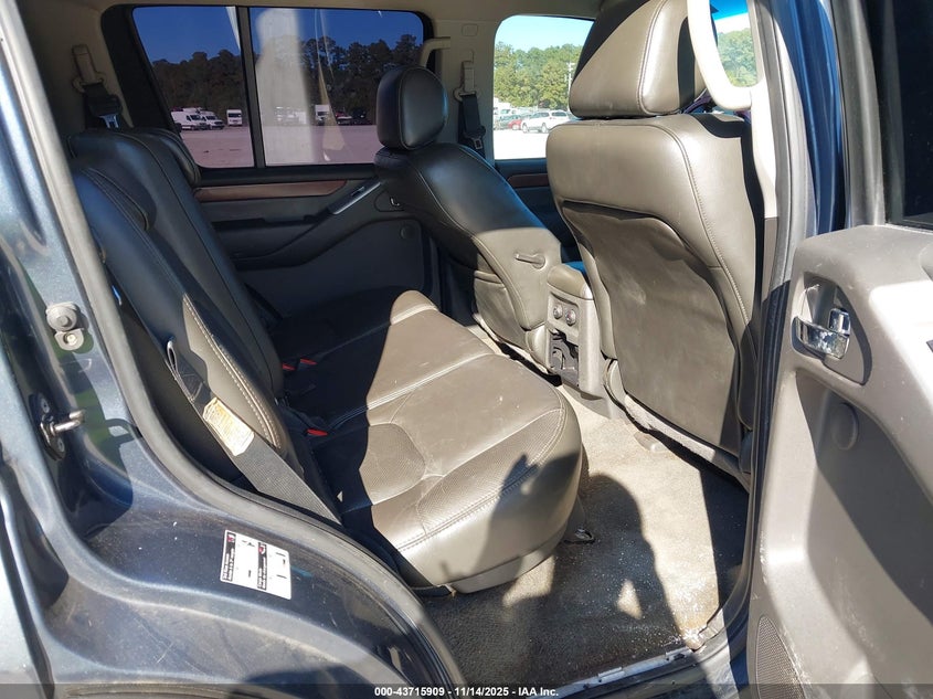 2008 Nissan Pathfinder Le V8 VIN: 5N1BR18B38C623239 Lot: 43715909