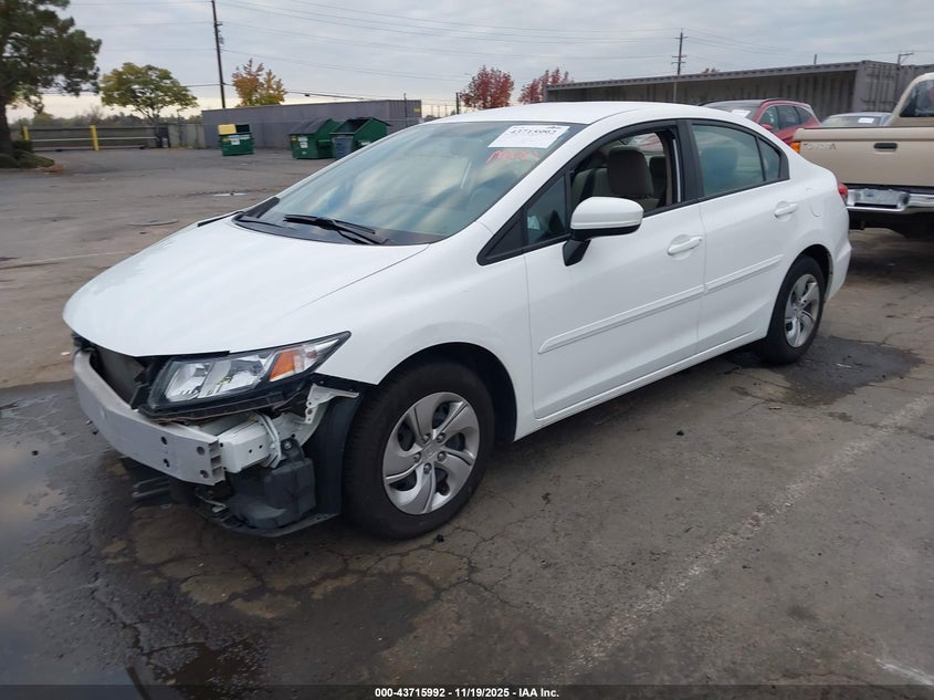 2HGFB2F5XEH516518 2014 HONDA CIVIC photo no. 2