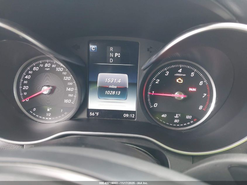 2017 Mercedes-Benz Glc 300 VIN: WDC0G4JBXHF198091 Lot: 43716003