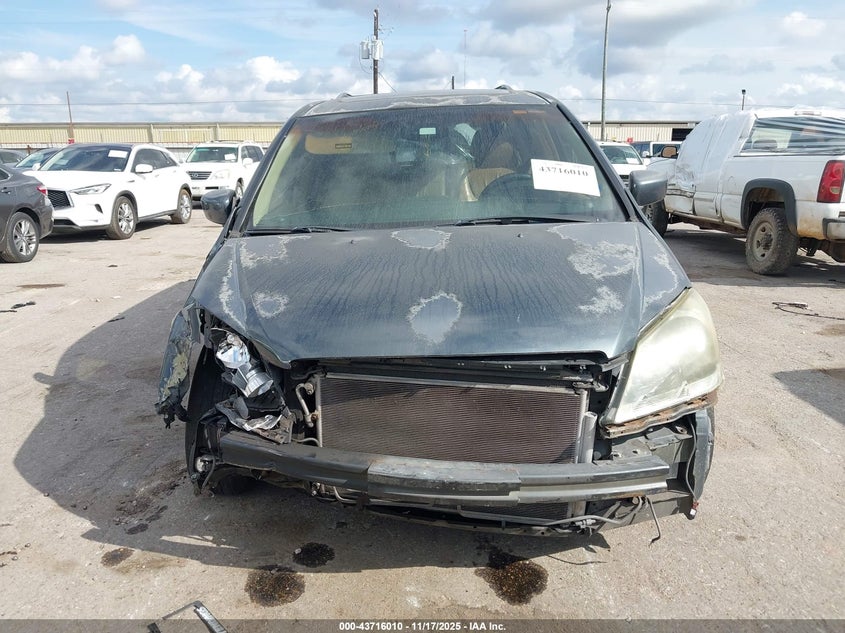 2005 Honda Odyssey Touring VIN: 5FNRL38825B056671 Lot: 43716010