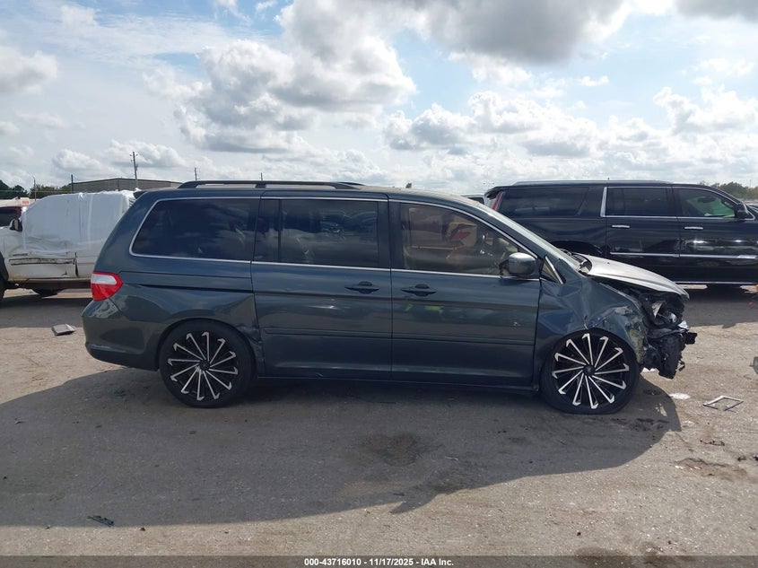 2005 Honda Odyssey Touring VIN: 5FNRL38825B056671 Lot: 43716010