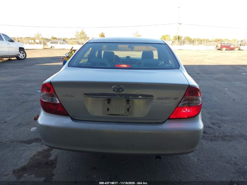 2004 Toyota Camry Le VIN: 4T1BE32K64U892520 Lot: 43716017