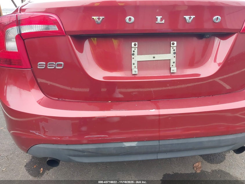 2012 Volvo S60 T5 VIN: YV1622FS6C2024993 Lot: 43716022