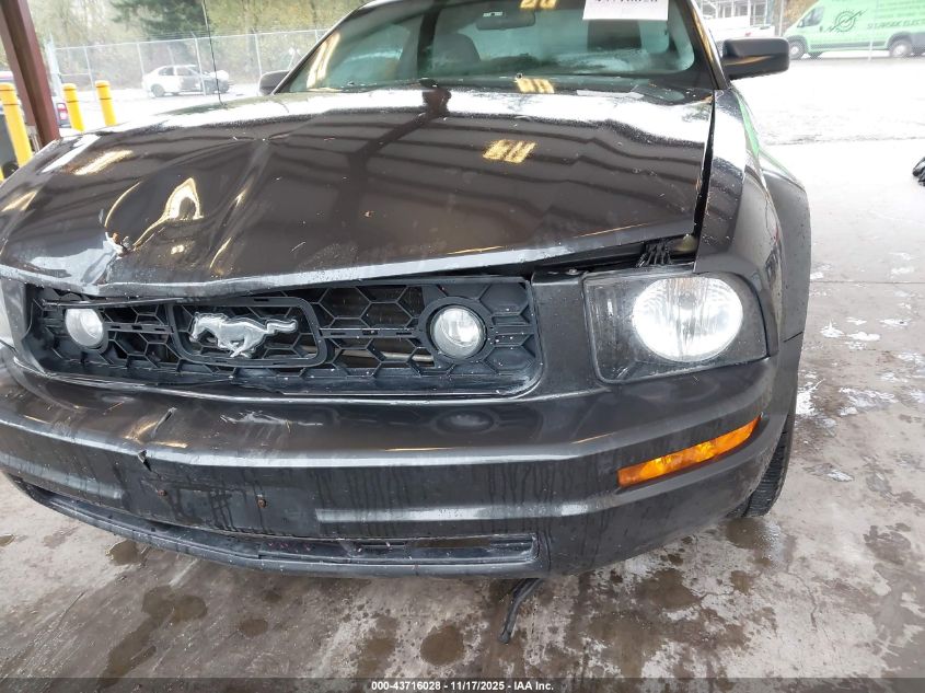 2007 Ford Mustang V6 Deluxe/V6 Premium VIN: 1ZVHT80NX75349309 Lot: 43716028