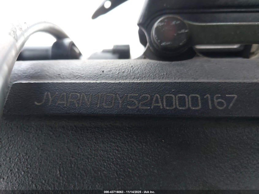 2002 Yamaha Yzfr1 VIN: JYARN10Y52A000167 Lot: 43716063