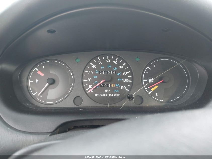 1997 Geo Prizm Lsi VIN: 1Y1SK5268VZ404938 Lot: 43716147