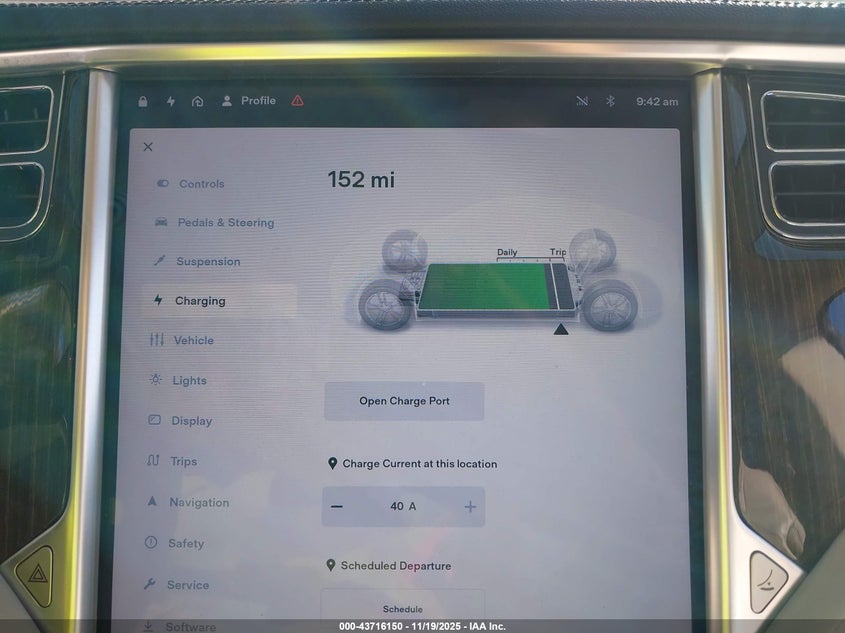 2013 Tesla Model S VIN: 5YJSA1AG6DFP08736 Lot: 43716150