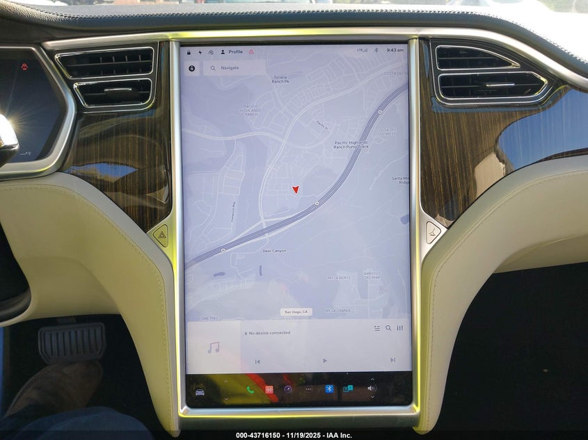 2013 Tesla Model S VIN: 5YJSA1AG6DFP08736 Lot: 43716150