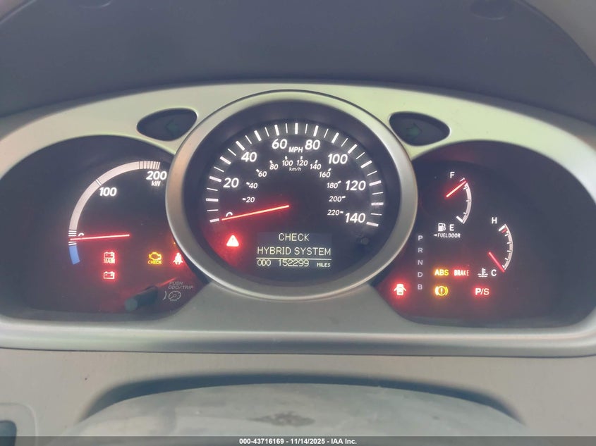 2006 Toyota Highlander Hybrid Limited V6 VIN: JTEDW21A060011488 Lot: 43716169