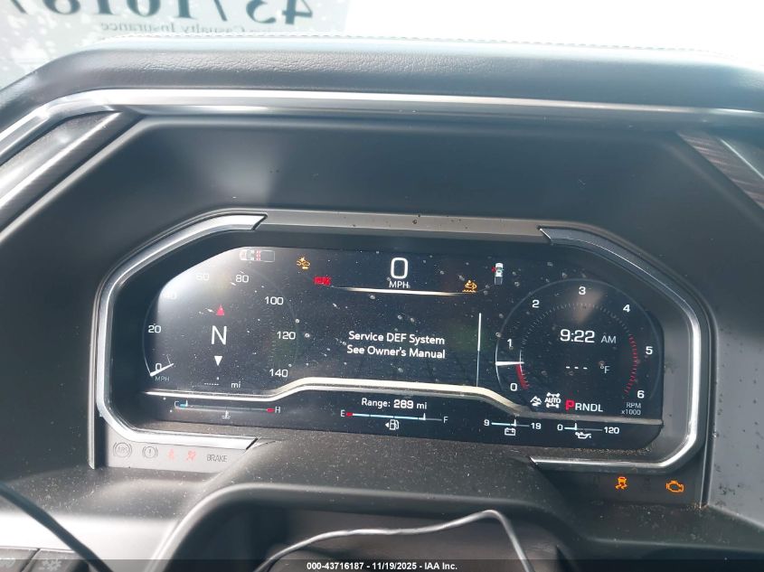 2024 GMC Sierra 2500Hd 4Wd Standard Bed Denali Ultimate VIN: 1GT49XEY8RF292781 Lot: 43716187