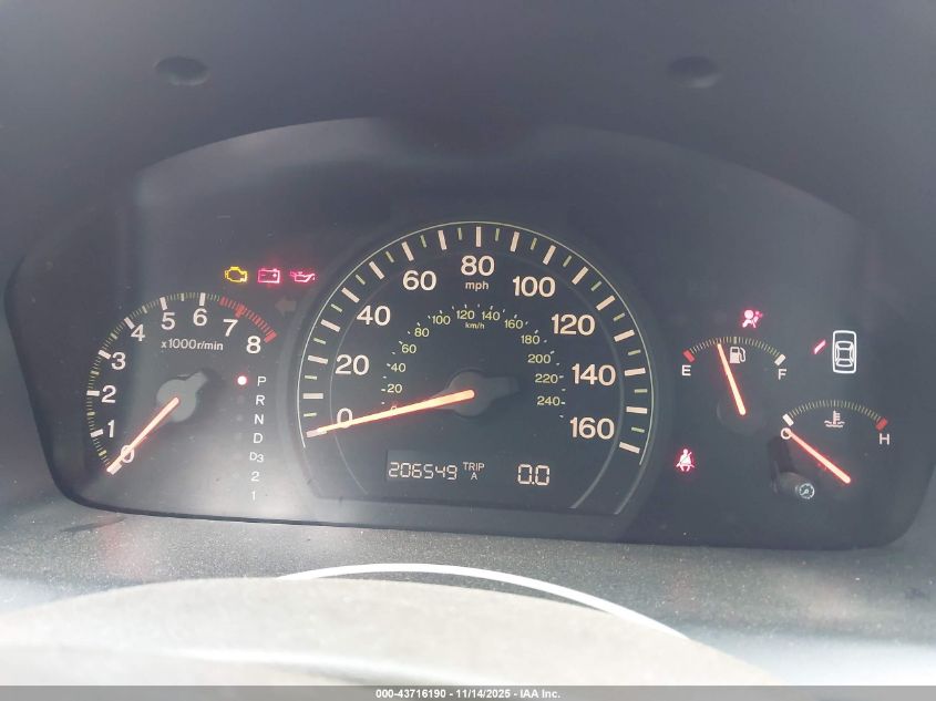 2005 Honda Accord 2.4 Lx VIN: 1HGCM56435A075934 Lot: 43716190