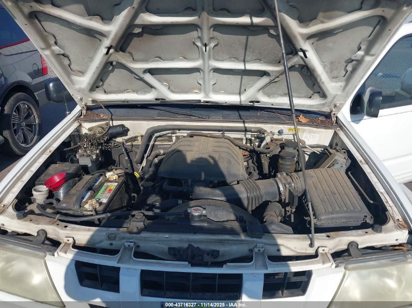 2003 Isuzu Rodeo S 3.2L V6 VIN: 4S2CK58W634301273 Lot: 43716327