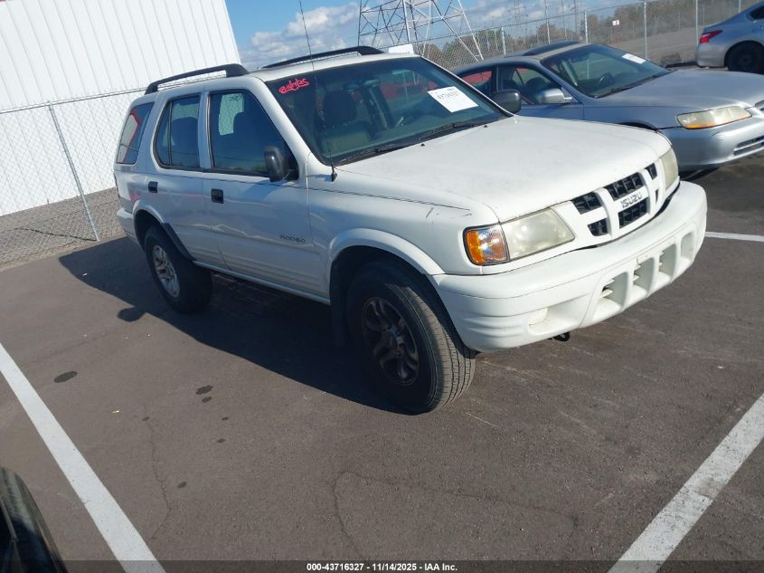 2003 Isuzu Rodeo S 3.2L V6