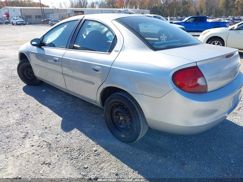 1B3ES46C71D258410 2001 DODGE NEON photo no. 3