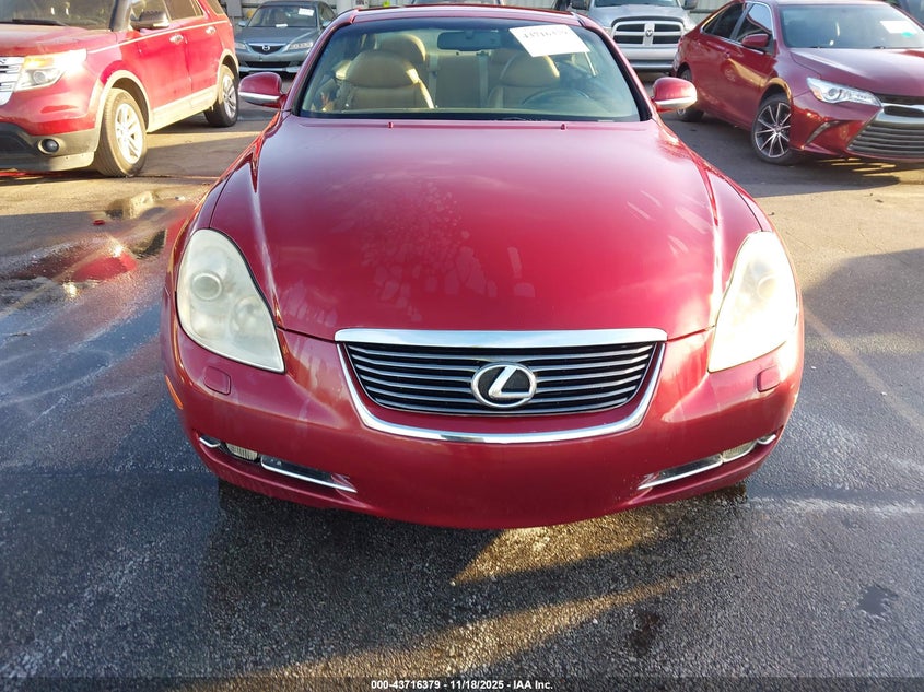 2006 Lexus Sc 430 VIN: JTHFN48Y569009499 Lot: 43716379