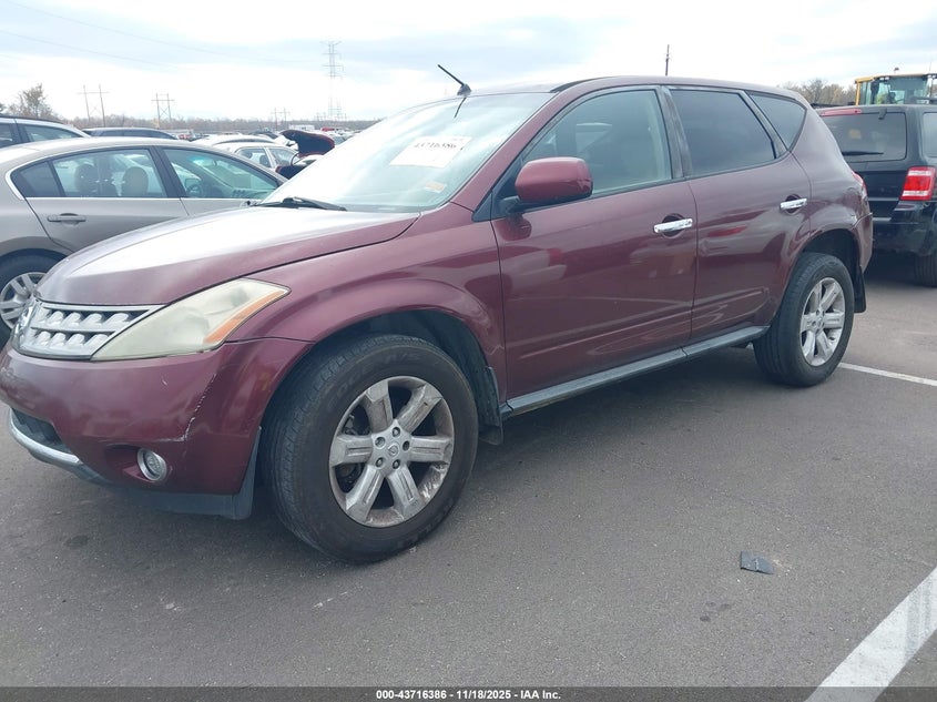 JN8AZ08W77W602165 2007 NISSAN MURANO photo no. 2