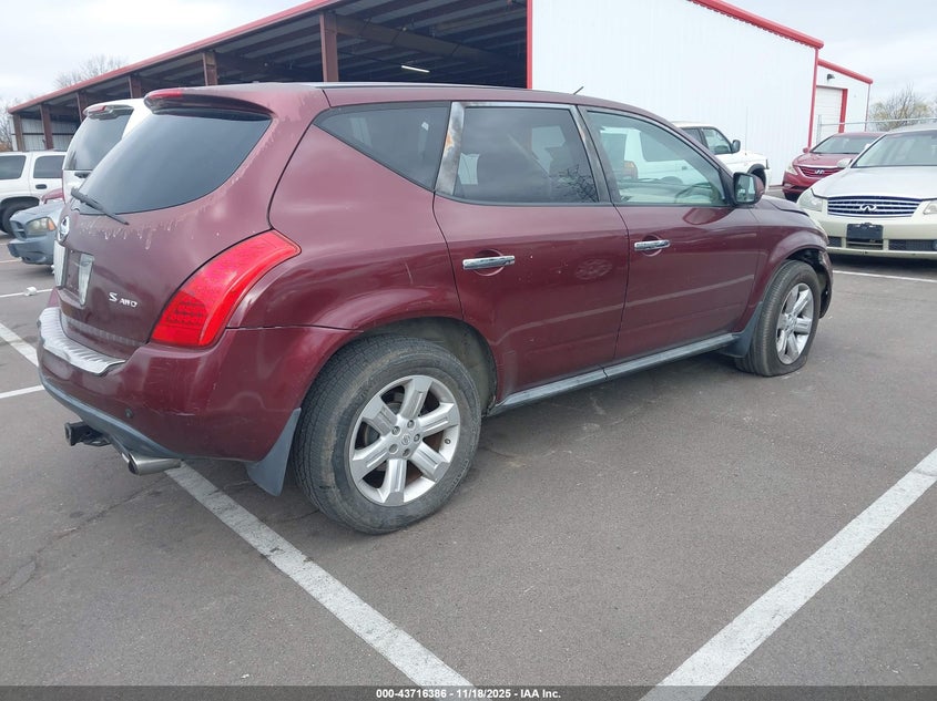 JN8AZ08W77W602165 2007 NISSAN MURANO photo no. 4