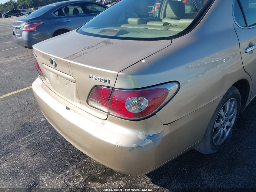 JTHBA30G245002490 2004 LEXUS ES photo no. 11