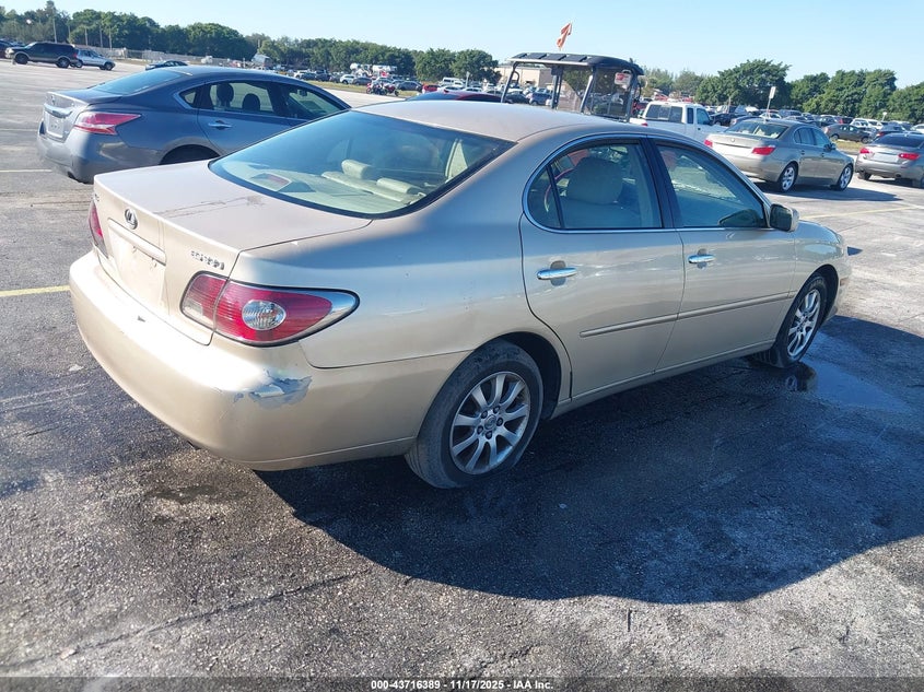 JTHBA30G245002490 2004 LEXUS ES photo no. 4