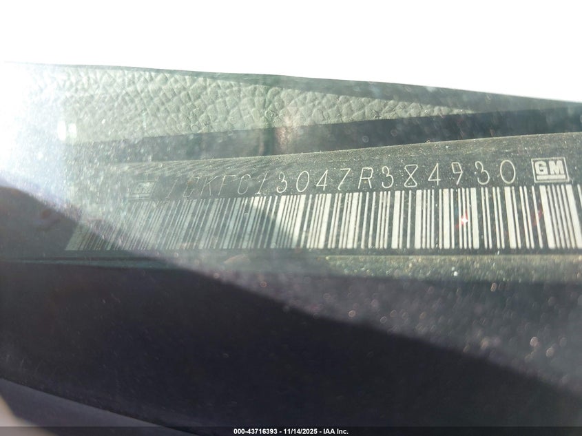 2007 GMC Yukon Slt VIN: 1GKFC13047R384930 Lot: 43716393